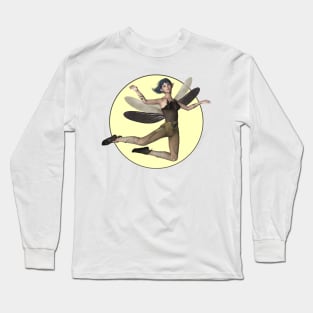 Flying fairy faerie elf dragonfly wings Long Sleeve T-Shirt